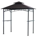 Gan Eden 8 x 5 ft. Polyester Grill Gazebo GA2514429